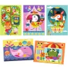 Cartes à gratter des tout-petits 'C'est rigolo à découvrir' DJECO 0042