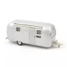 Ford Mustang 1968 Bleue avec caravane Airstream Norev 1-43