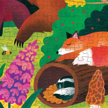 Puzzle qui Brille dans le Noir "Forêt" 500 pcs Mudpuppy