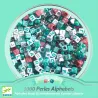 1000 Perles Alphabet "Argent" DJECO 0030