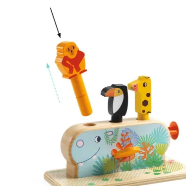Jouet d'éveil en bois "Multi Pop" DJECO 6291