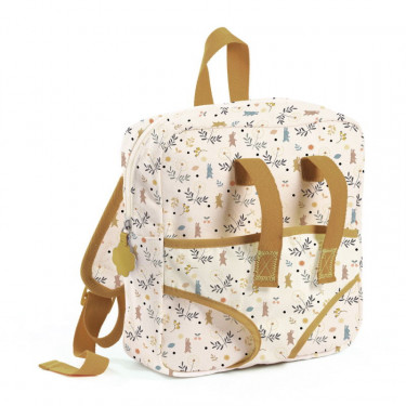 Sac à dos porte bébé, accessoire pour poupée POMEA de Djeco 7783