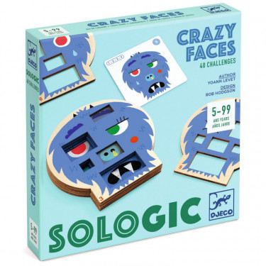 CRAZY FACES Jeu Sologic de DJECO 8591