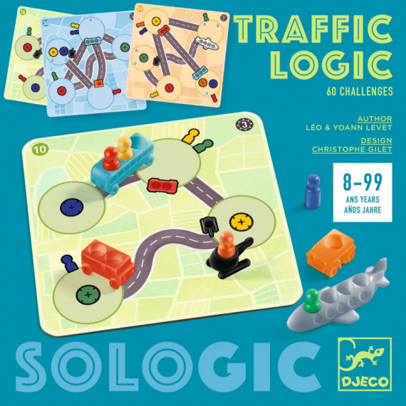 TRAFFIC LOGIC Jeu Sologic de DJECO 8585