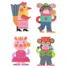 Créer avec des stickers "Eclatants" DJECO 0090