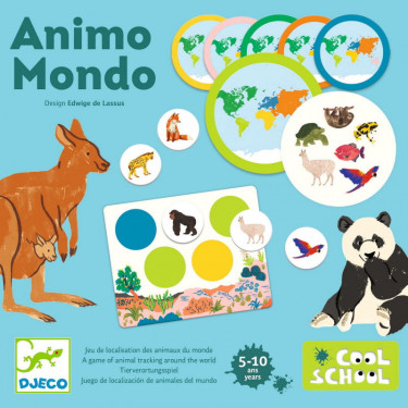 Cool School "Animo Mondo" jeu DJECO 8198