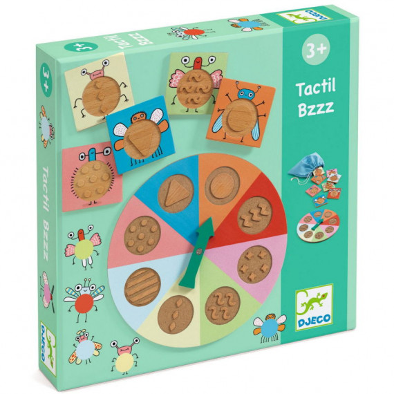 Loto tactile "Tactil Bzzz" jeu éducatif DJECO 8259