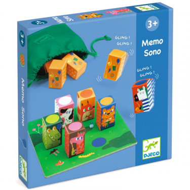 Jeu de mémory sonore "Memo Sono" jeu éducatif DJECO 8260
