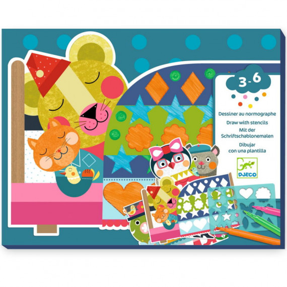 Kit créatif Dessiner des points Djeco - Mon cadeau enfant