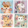 Tableaux en 3D "Couronnes de fleurs" DJECO 9454