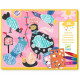 Coffret pour colorier au pochoir "Piou piou & Co" DJECO 8993