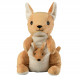 Peluche bouillotte Kangourou Warmies Cozy Soframar