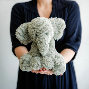 Peluche bouillotte Eléphant Warmies Cozy Soframar