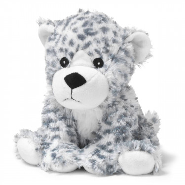 Peluche bouillotte Léopard des neiges Warmies Cozy Soframar