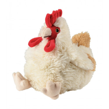 Peluche bouillotte Poule Warmies Cozy Soframar