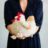 Peluche bouillotte Poule Warmies Cozy Soframar