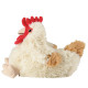 Peluche bouillotte Poule Warmies Cozy Soframar