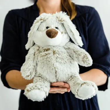 Peluche bouillotte Lapin déhoussable Warmies Cozy Soframar