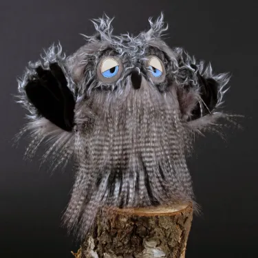 Miss Night Owl, hibou en peluche SIGIKID Kikeriki 42978