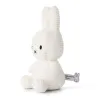 Peluche Miffy en velours côtelé blanc 24cm