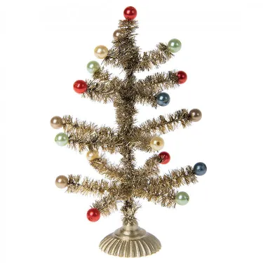 Sapin de Noël doré pour souris Maileg