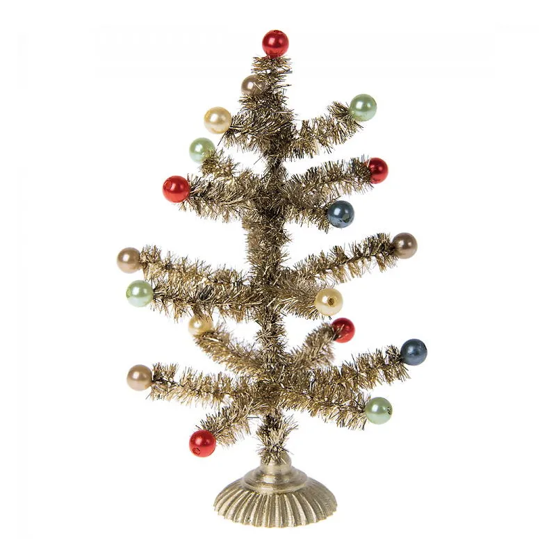 Sapin de Noël doré pour souris Maileg