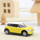 Mini Cooper One jaune, voiture jouet Norev 1/64