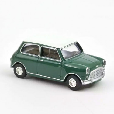 Mini Cooper S 1964 verte, voiture Norev 1/64