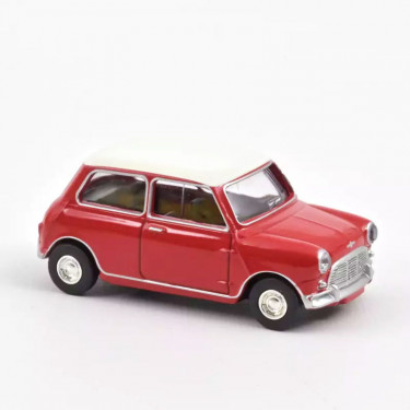 Mini Cooper S 1964 rouge, voiture Norev 1/64