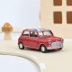 Mini Cooper S 1964 rouge avec drapeau anglais, voiture Norev 1/64