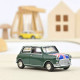 Mini Cooper S 1964 verte drapeau anglais, voiture Norev 1/64