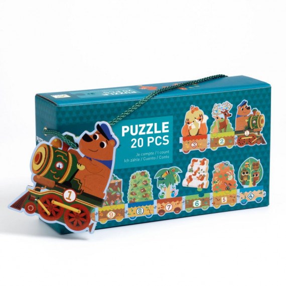 Puzzle frise "Je compte" - 20 pièces - DJECO 8194