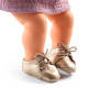 Chaussures dorées pour poupée POMEA de Djeco 7887
