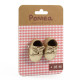 Chaussures dorées pour poupée POMEA de Djeco 7887