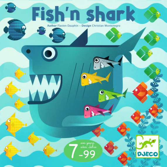 Fish'n shark, jeu de stratégie DJECO 0805