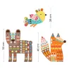 Créer avec du papier "3 animaux géants" DJECO 9895