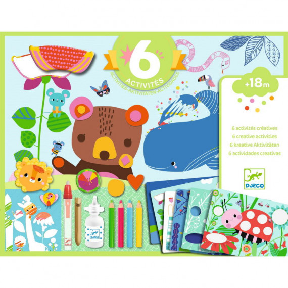 pack loisirs créatifs 4 ans Djeco - 32,90€