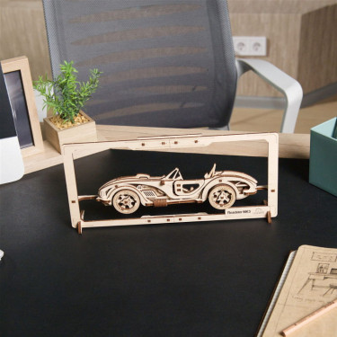 Roadster MK3– UGEARS Puzzle 2,5D en bois