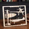 Avion de chasse – UGEARS Puzzle 2,5D en bois