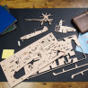 Avion de chasse – UGEARS Puzzle 2,5D en bois
