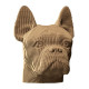 Puzzle sculpture 3D en carton - Bulldog - Cartonic