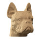 Puzzle sculpture 3D en carton - Bulldog - Cartonic