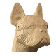 Puzzle sculpture 3D en carton - Bulldog - Cartonic