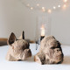 Puzzle sculpture 3D en carton - Bulldog - Cartonic