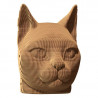 Puzzle sculpture 3D en carton - Chat - Cartonic