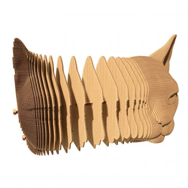 Puzzle sculpture 3D en carton - Chat - Cartonic