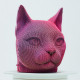 Puzzle sculpture 3D en carton - Chat - Cartonic