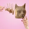Puzzle sculpture 3D en carton - Chat - Cartonic
