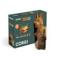 Puzzle sculpture 3D en carton - Chien Corgi - Cartonic