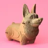 Puzzle sculpture 3D en carton - Chien Corgi - Cartonic